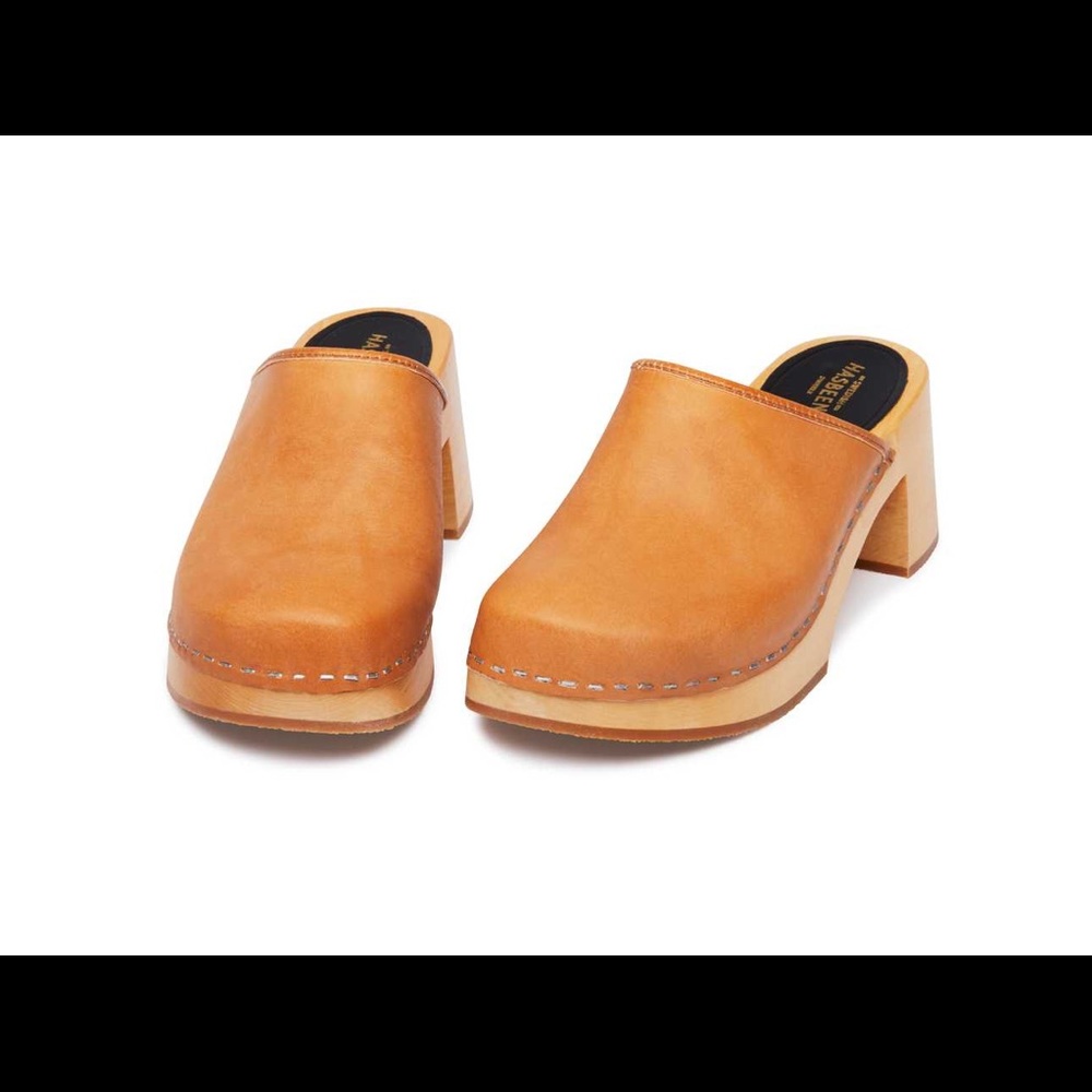 Swedish Hasbeens  Natural Clog